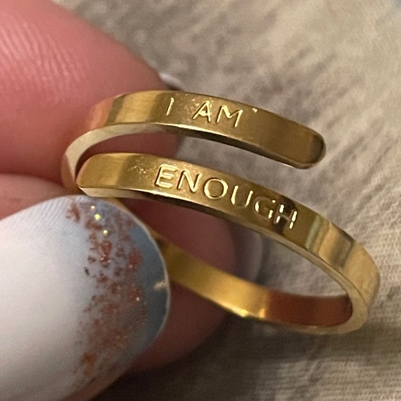 Jewelry - I AM ENOUGH Adjustable Ring